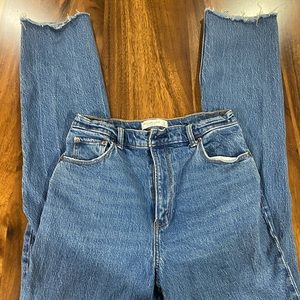 Abercrombie 90s straight ultra high rise size 29 x long jeans